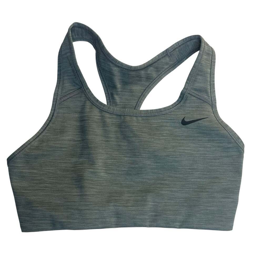 Nike Dri-FIT Sports Bra Gray Racerback Women’s Small